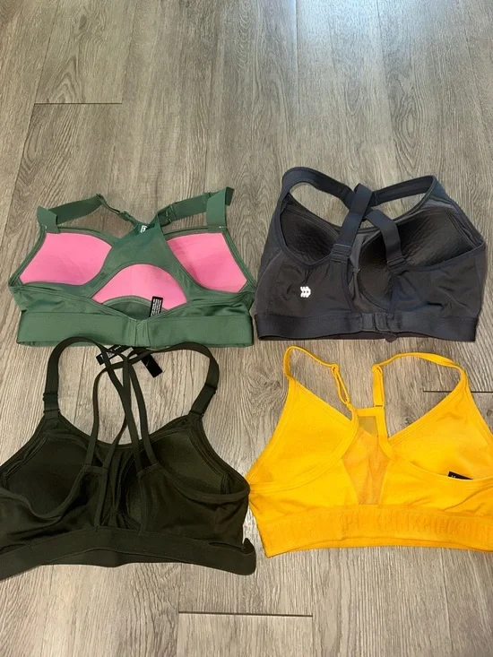Nike Under Armour Gymshark Lot 21 Yoga Gym Workout Tank Sports Bra Shorts S - Picture 3 of 16